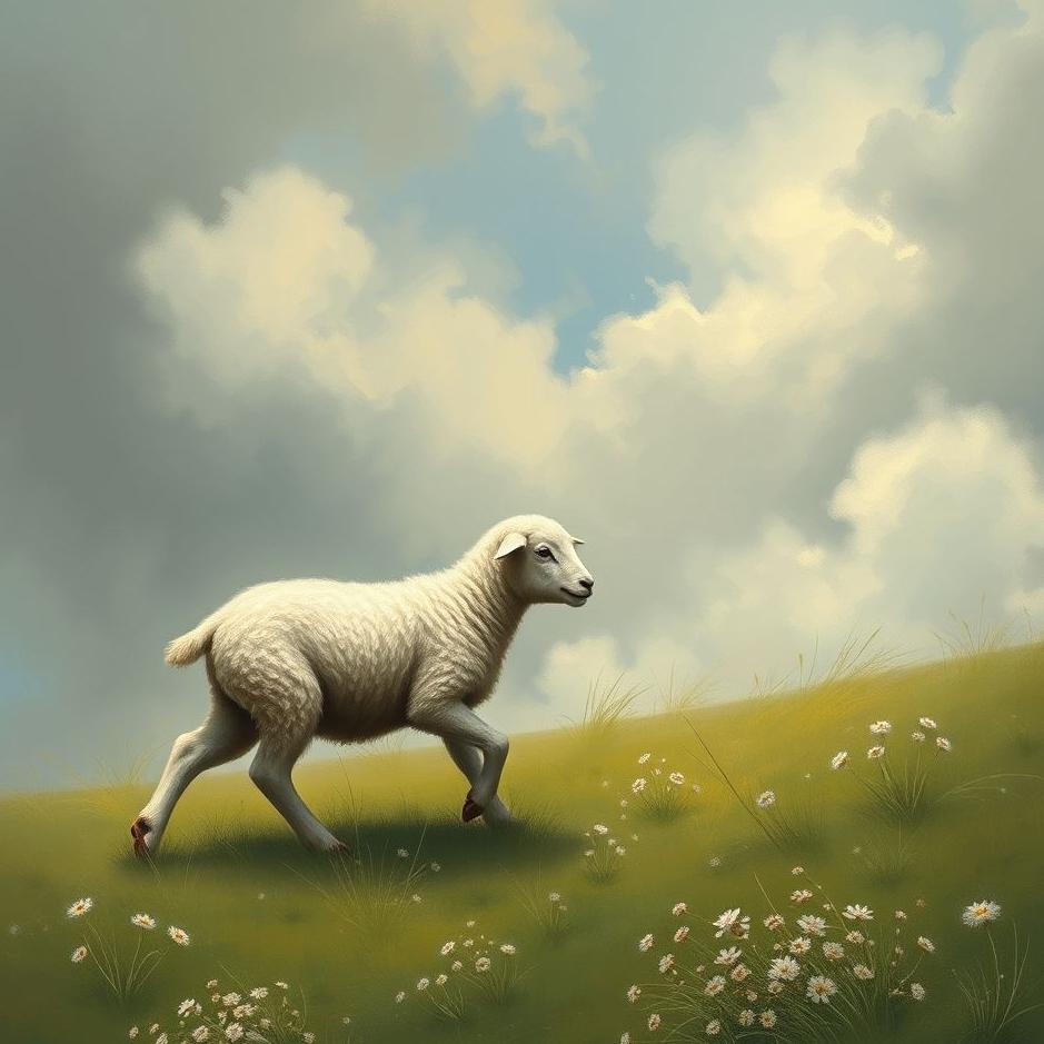Dream : Chasing a lamb in a dream