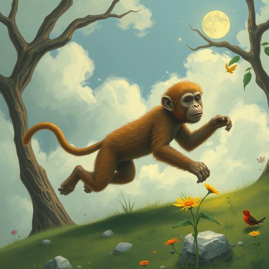Dream : Chasing a monkey in a dream