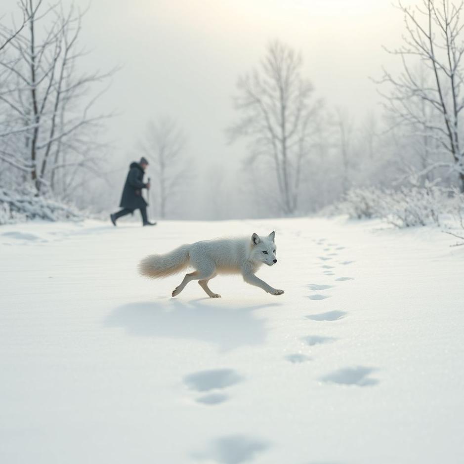 Dream : Chasing a white fox 