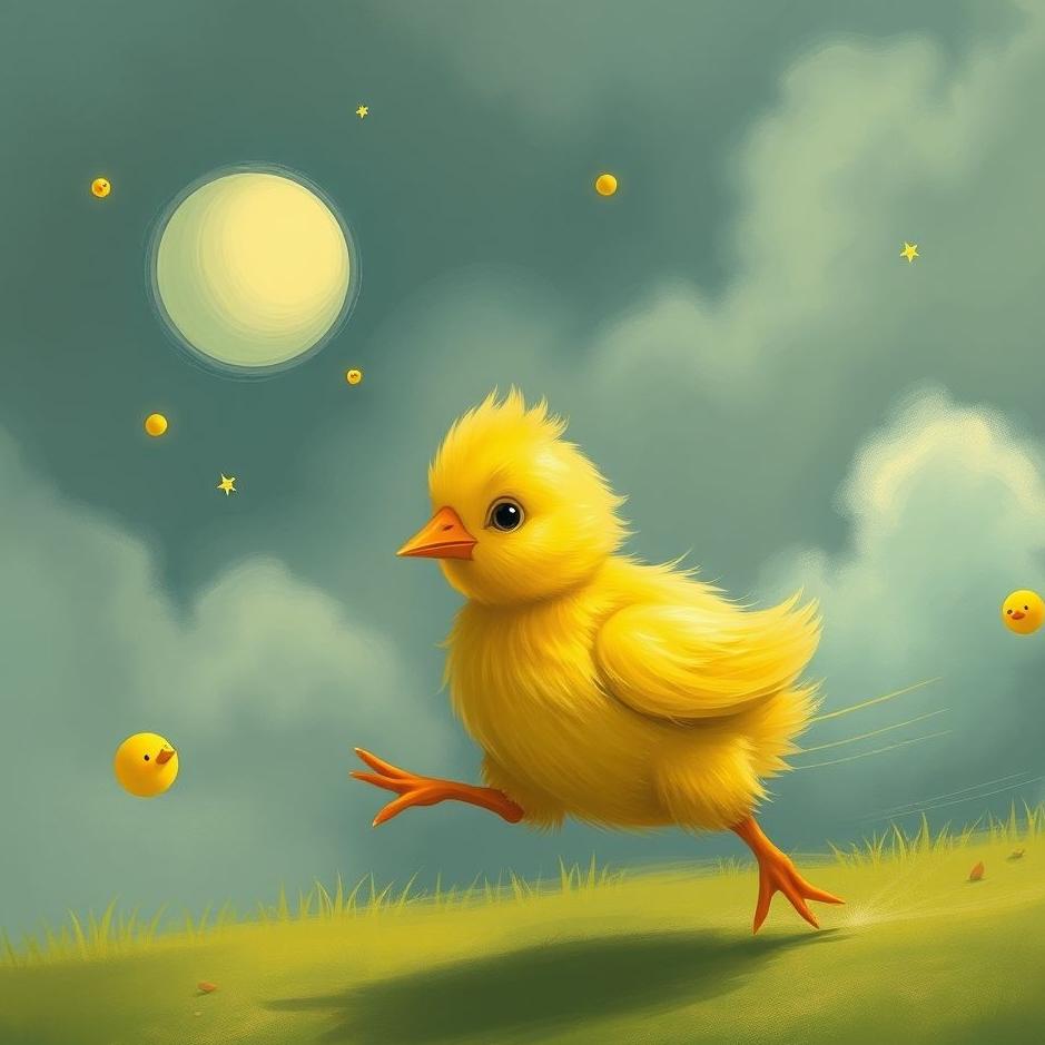Dream : Chasing a yellow chick in a dream