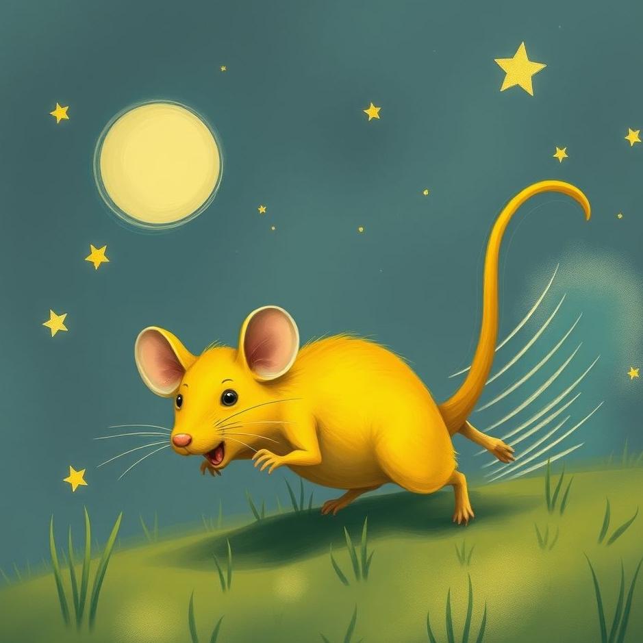 Dream : Chasing a yellow mouse in a dream