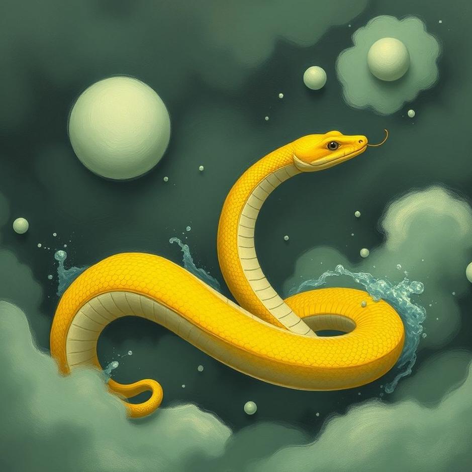Dream : Chasing a yellow snake in a dream