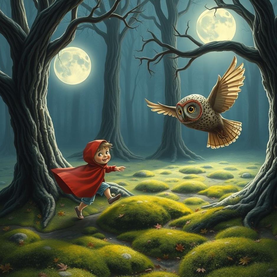 Dream : Chasing an owl 