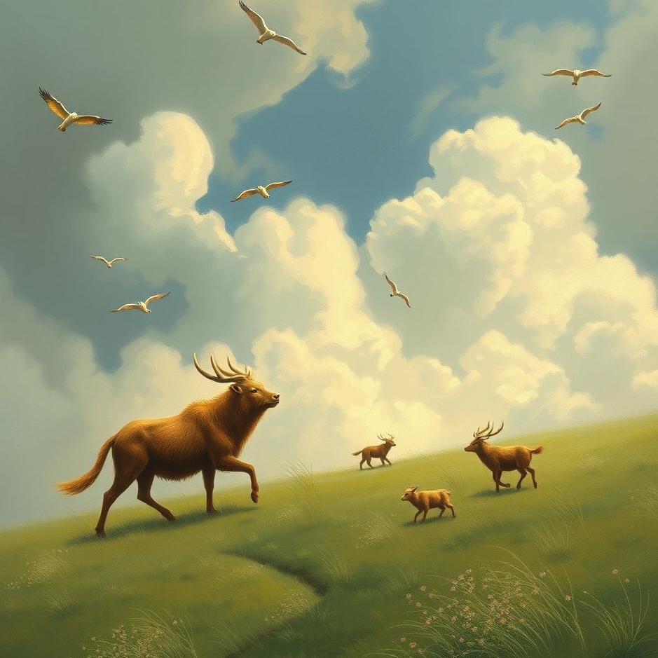 Dream : Chasing animals in a dream