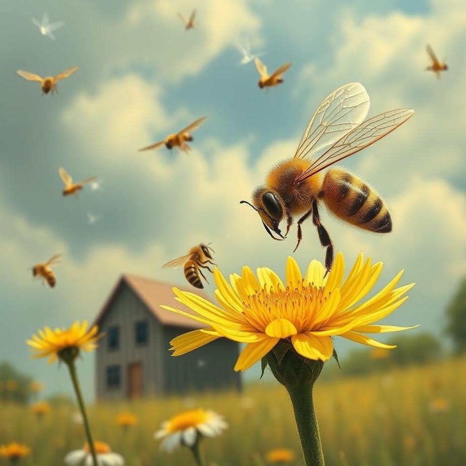 Dream : Chasing bees from home in a dream