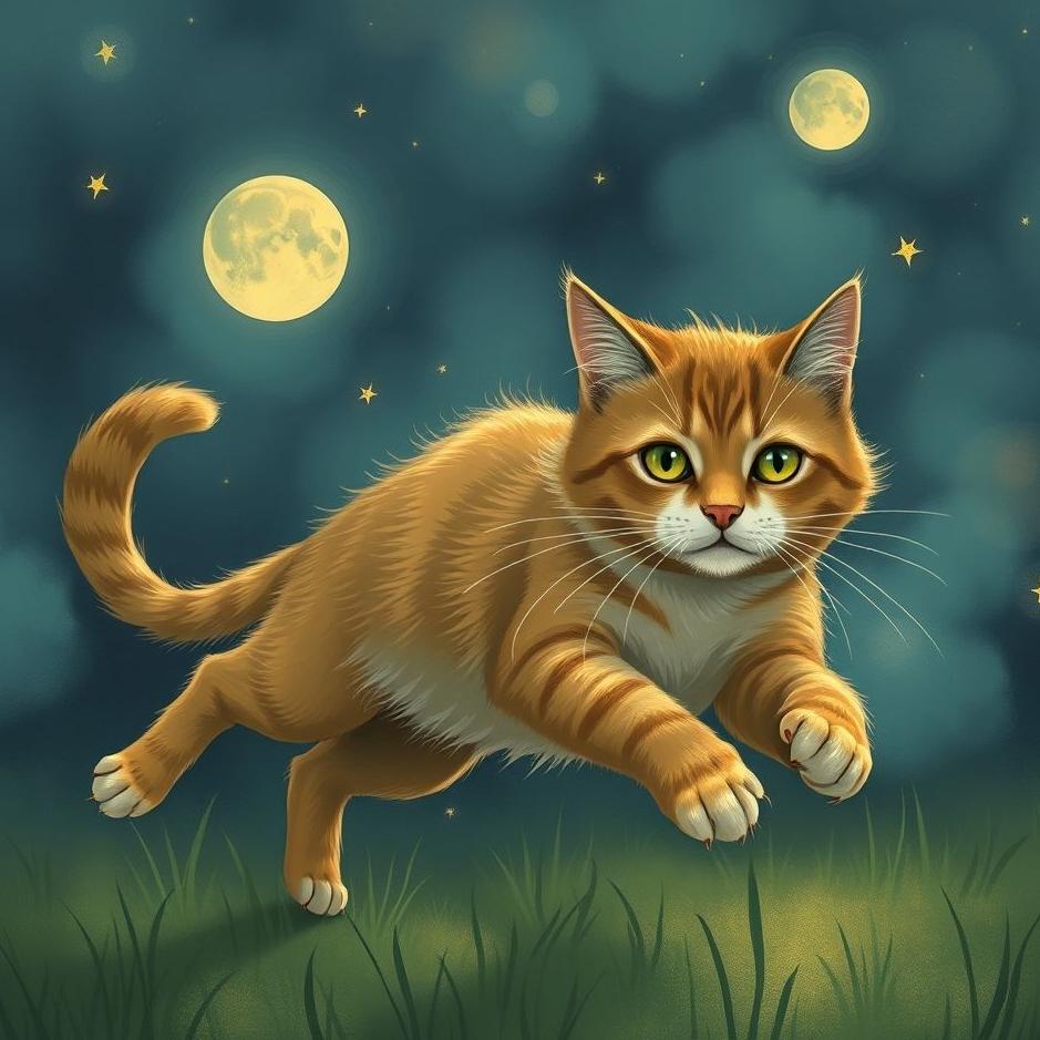 Dream : Chasing cats at home in a dream