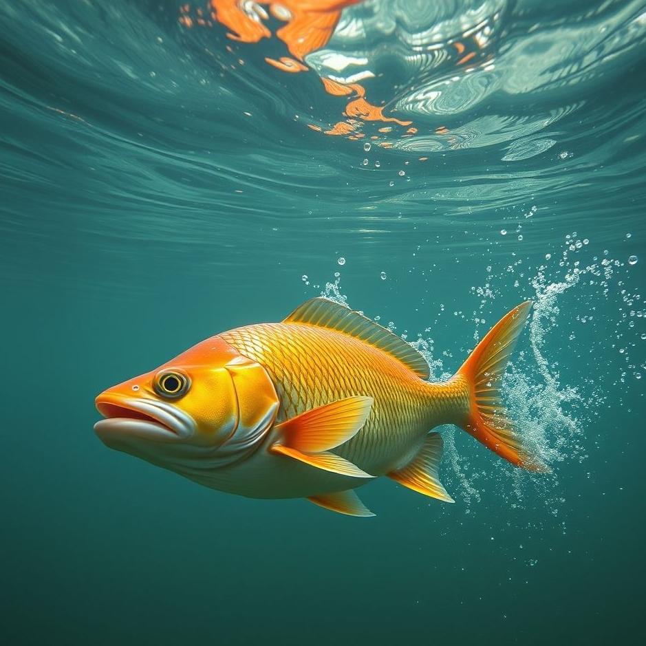 Dream : Chasing fish in a dream