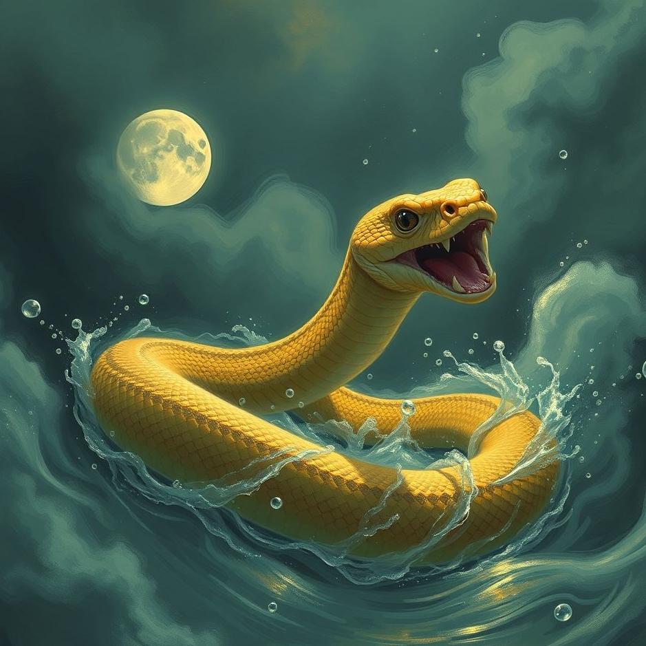Dream : Chasing snake in a dream