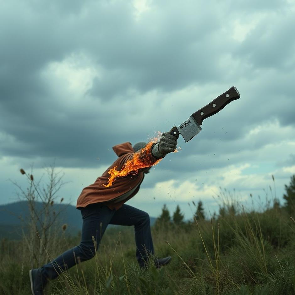 Dream : Chasing with a knife 