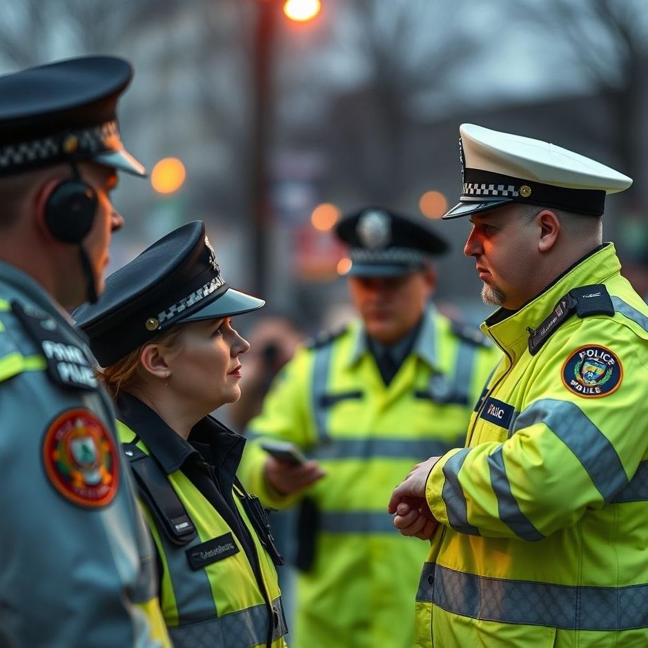 Dream : Chatting with police officers in your dream