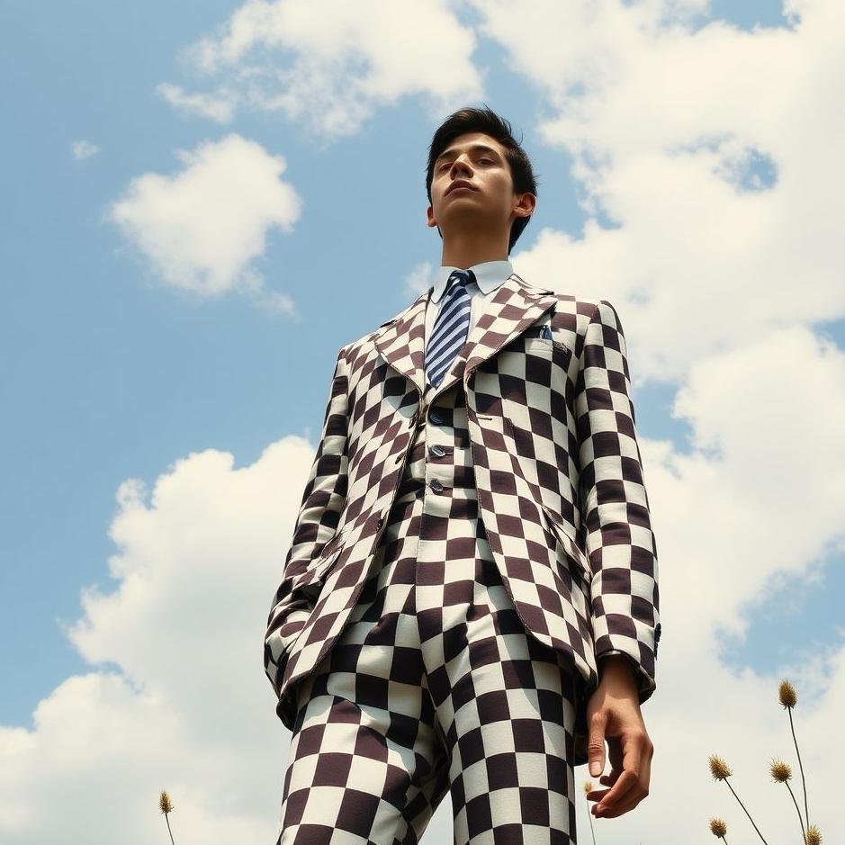 Dream : Checkered suit in a dream