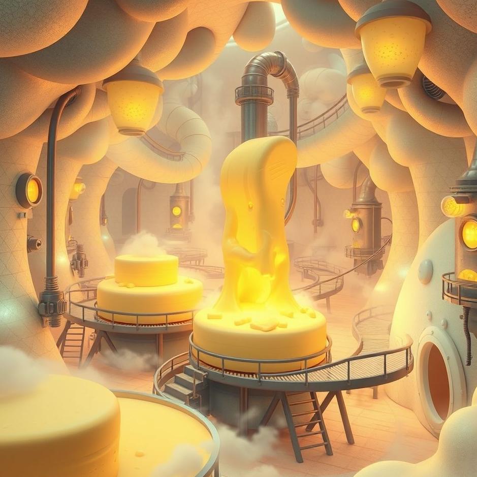 Dream : Cheese factory in a dream