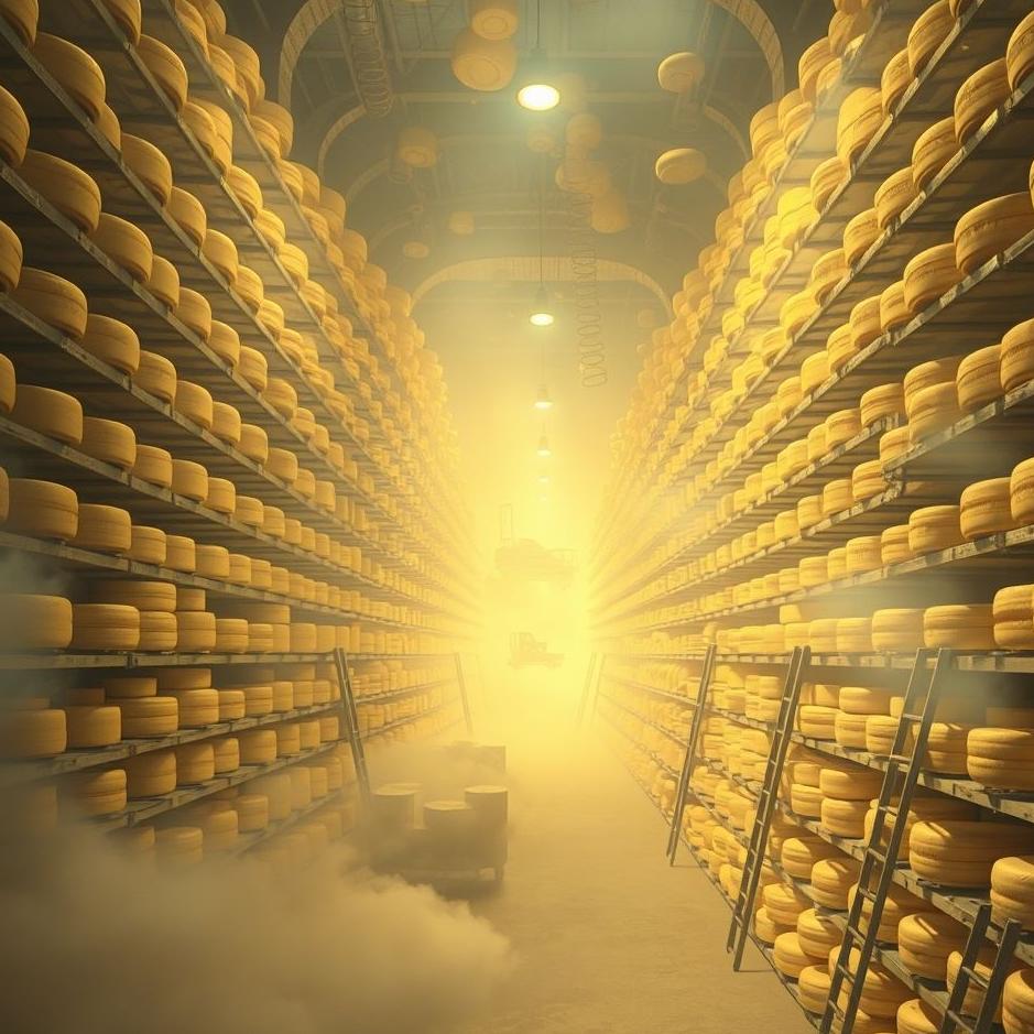 Dream : Cheese warehouse in a dream