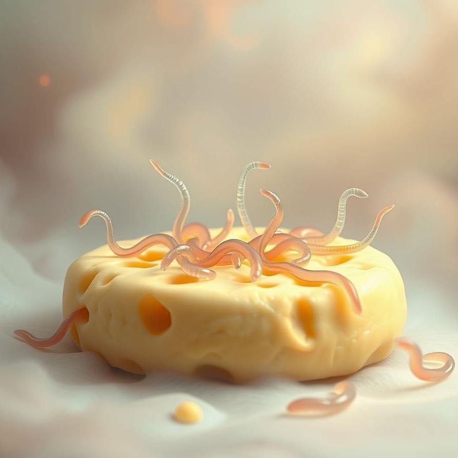 Dream : Cheese with worms in a dream