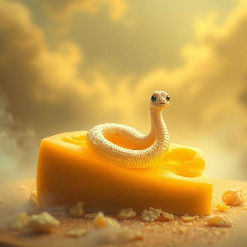 Dream : Cheese worm in a dream