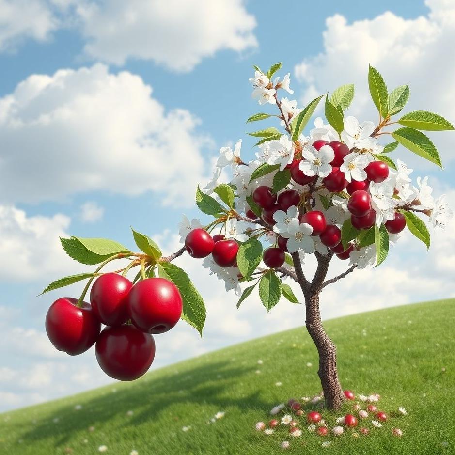 Dream : Cherries and a cherry tree in a dream