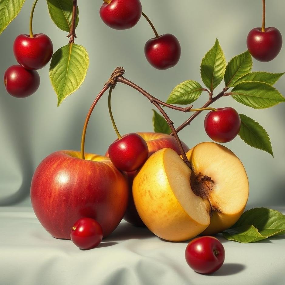 Dream : Cherries and apples in a dream