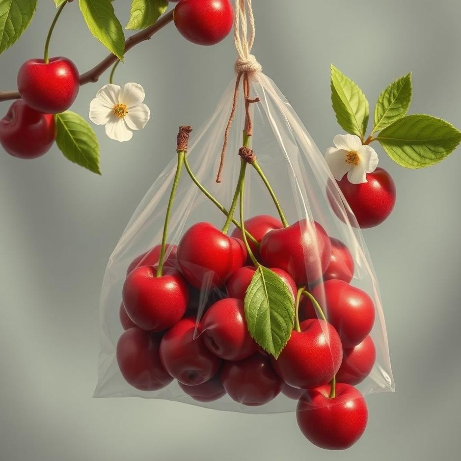 Dream : Cherries in a bag in a dream