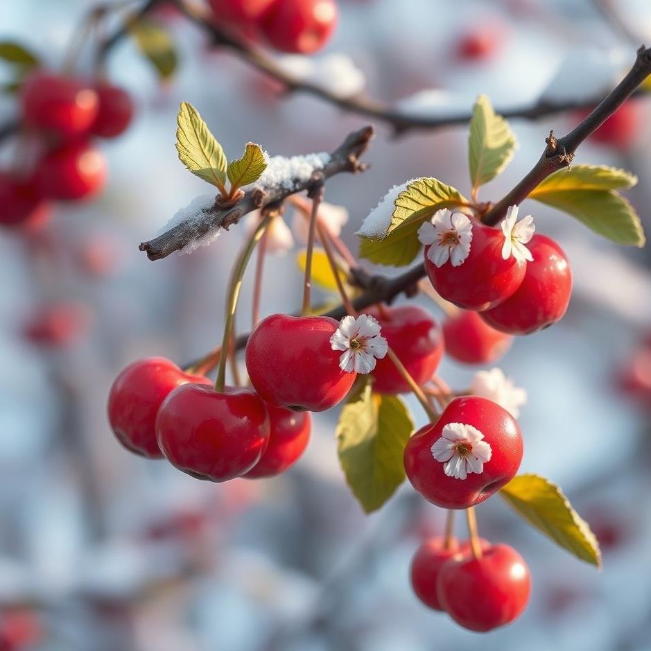 Dream : Cherries in winter in a dream