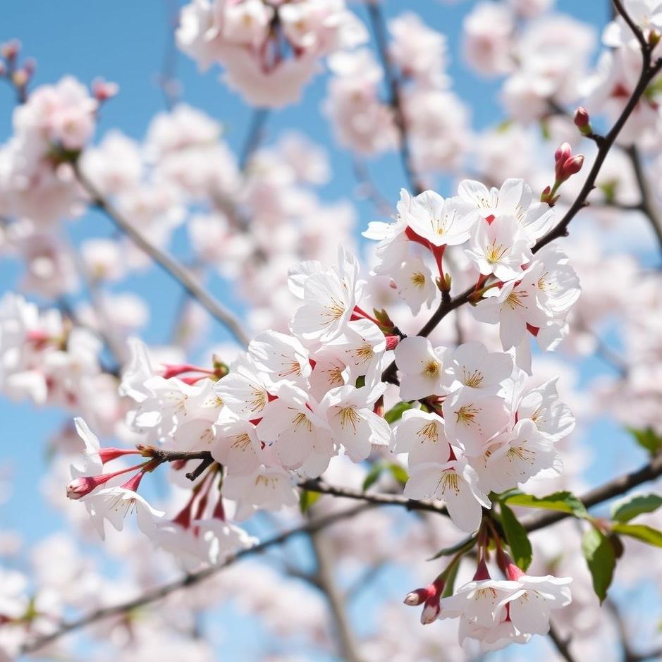Dream : Cherry tree blossoms in a dream