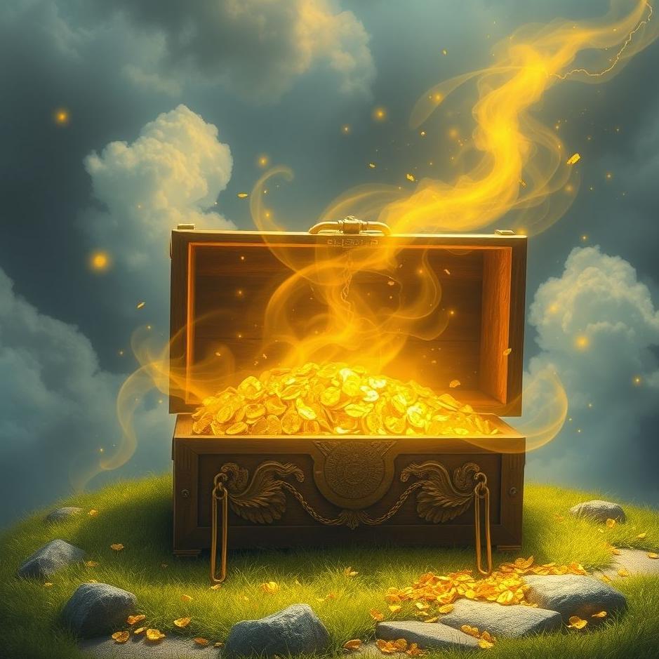 Dream : Chest of gold in a dream