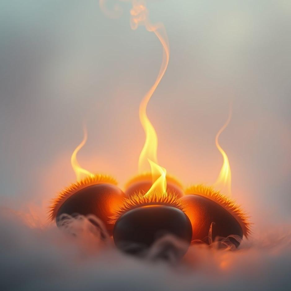 Dream : Chestnuts on fire in a dream