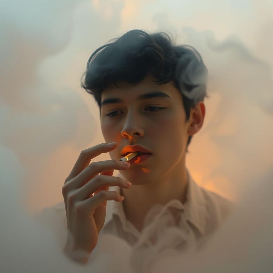 Dream : Chewing a cigarette in a dream