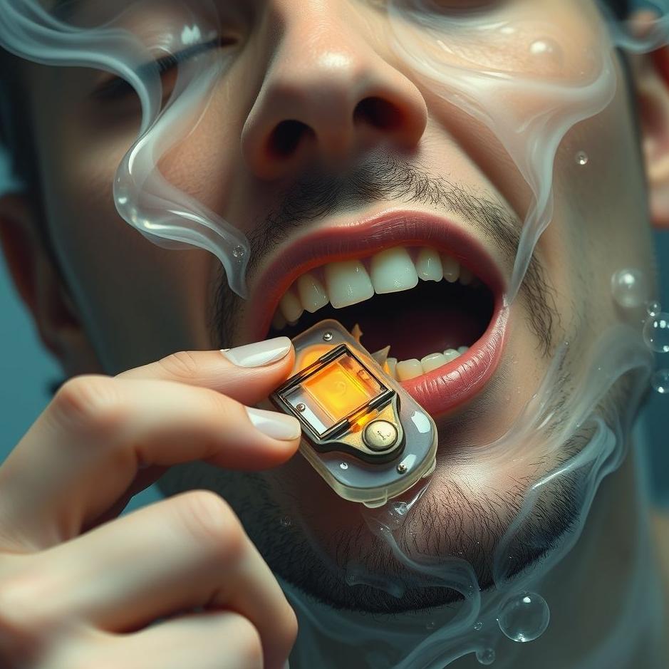 Dream : Chewing a razor in a dream