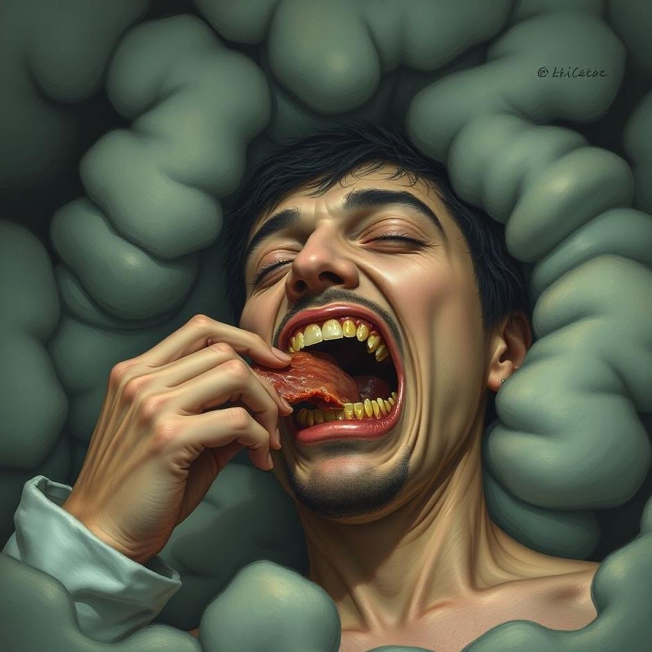 Dream : Chewing human flesh in a dream