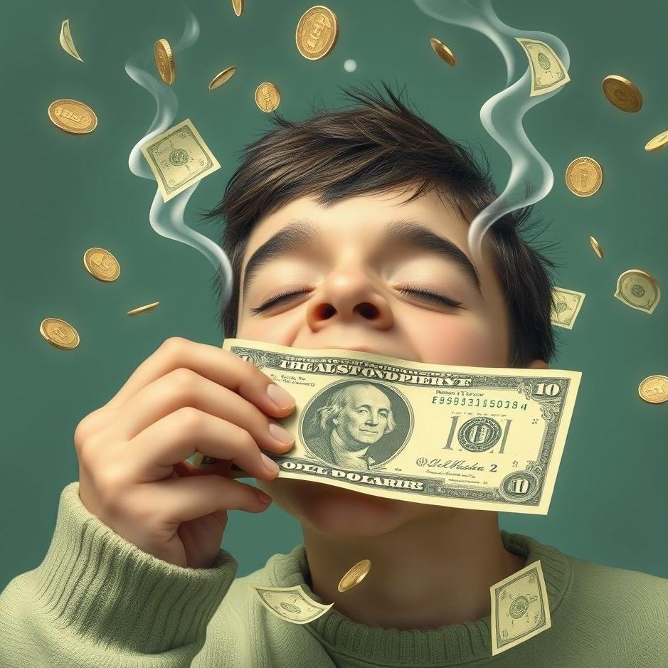 Dream : Chewing money in a dream