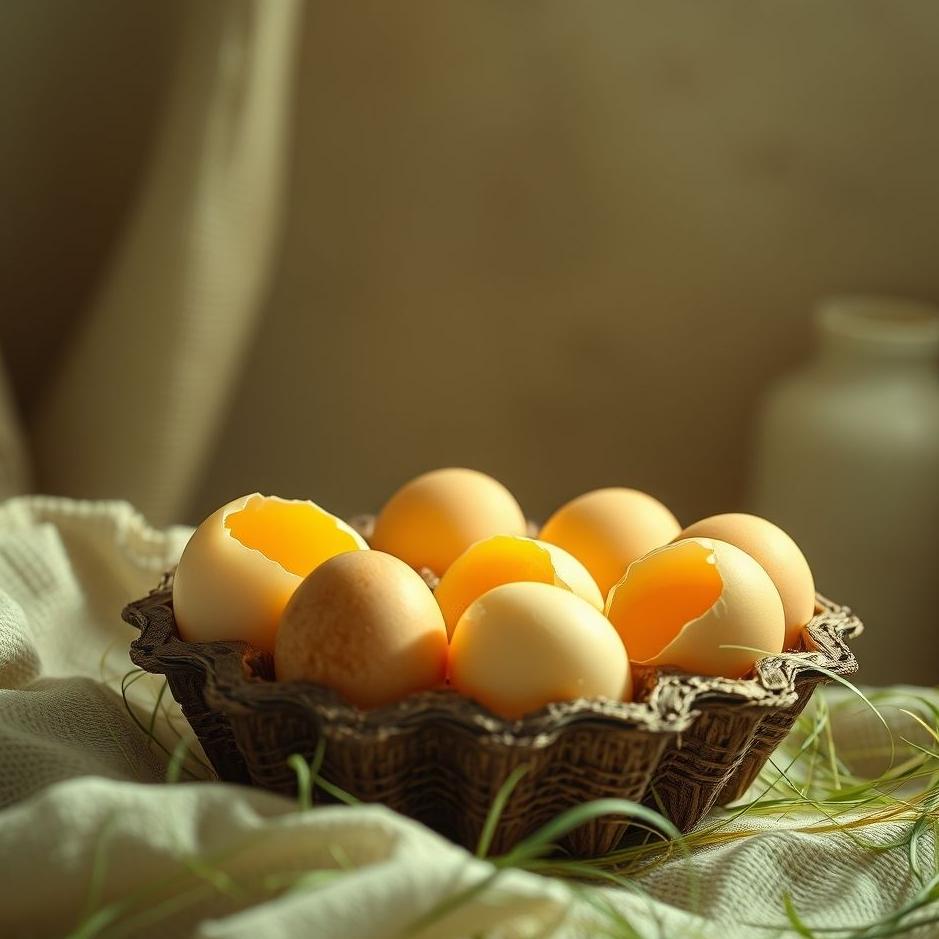 Dream : Chicken eggs at home in a dream