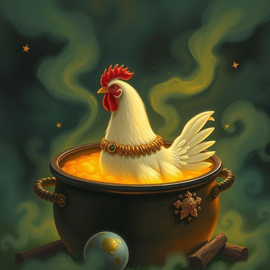 Dream : Chicken in a cauldron in a dream