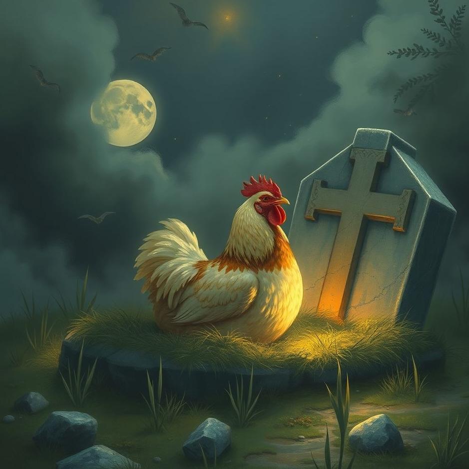 Dream : Chicken in a grave in a dream