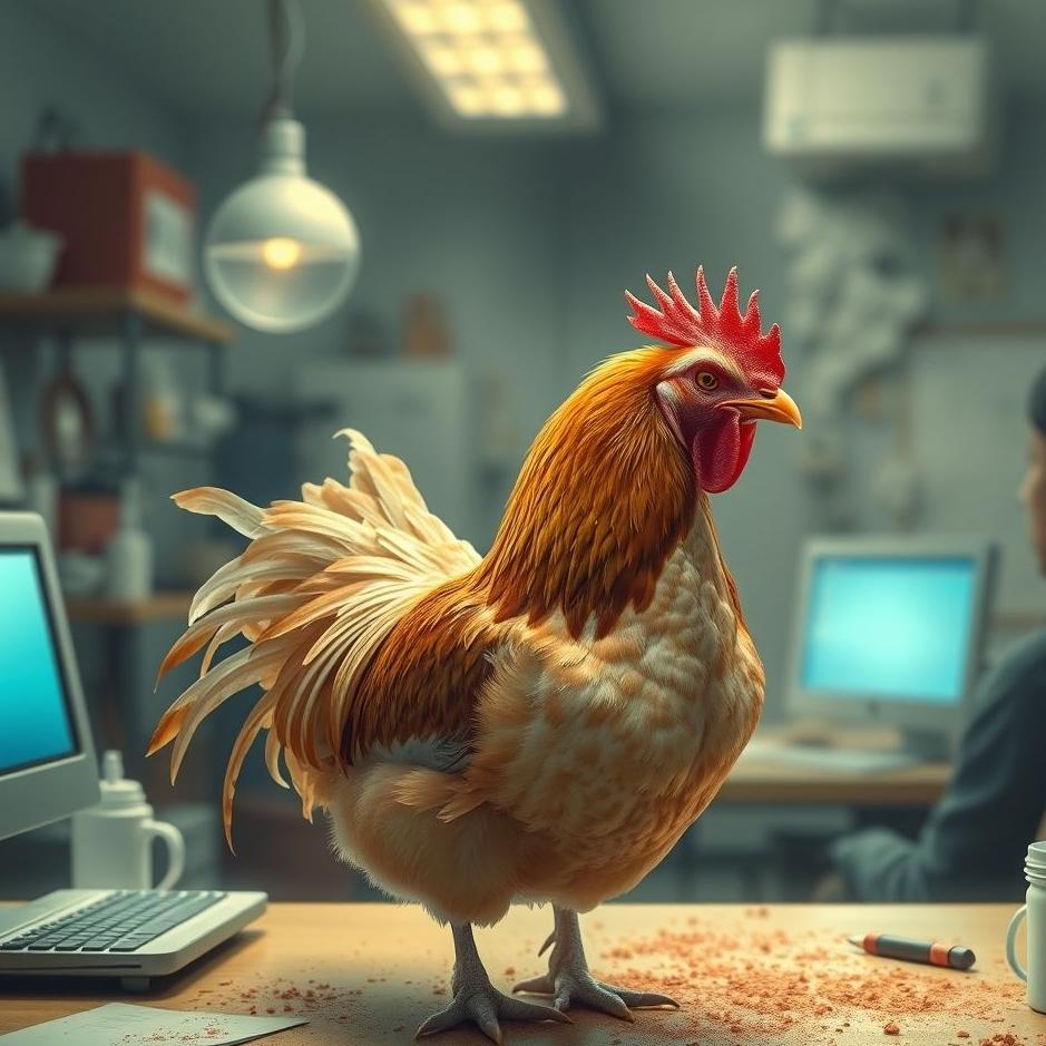 Dream : Chicken in your workplace in a dream