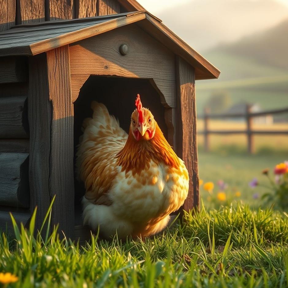 Dream : Chicken out of a coop in a dream