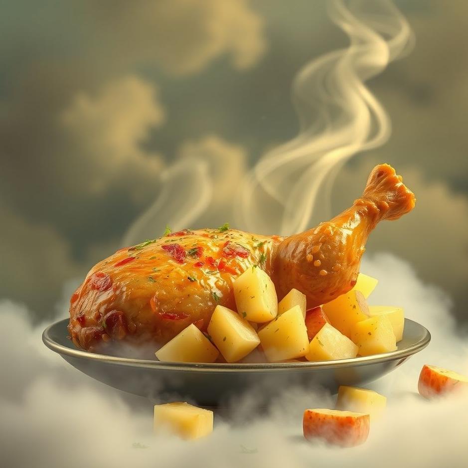 Dream : Chicken potatoes in a dream