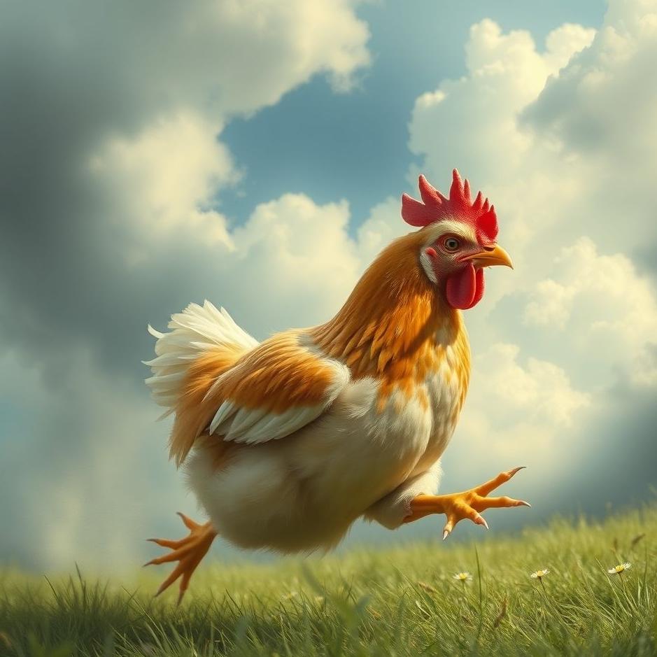Dream : Chicken running away in a dream