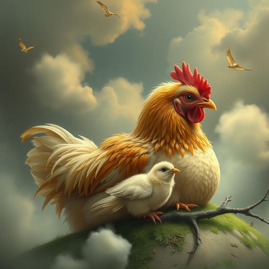 Dream : Chicken sitting on a brood in a dream