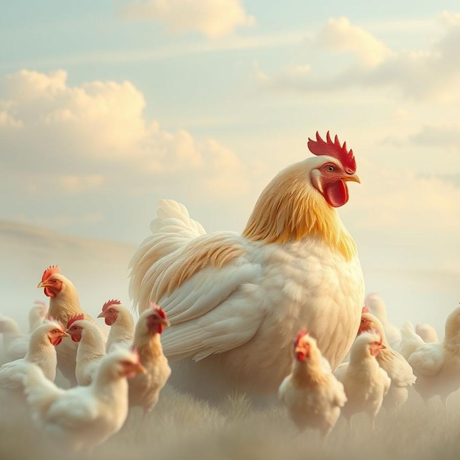 Dream : Chicken with chickens in a dream