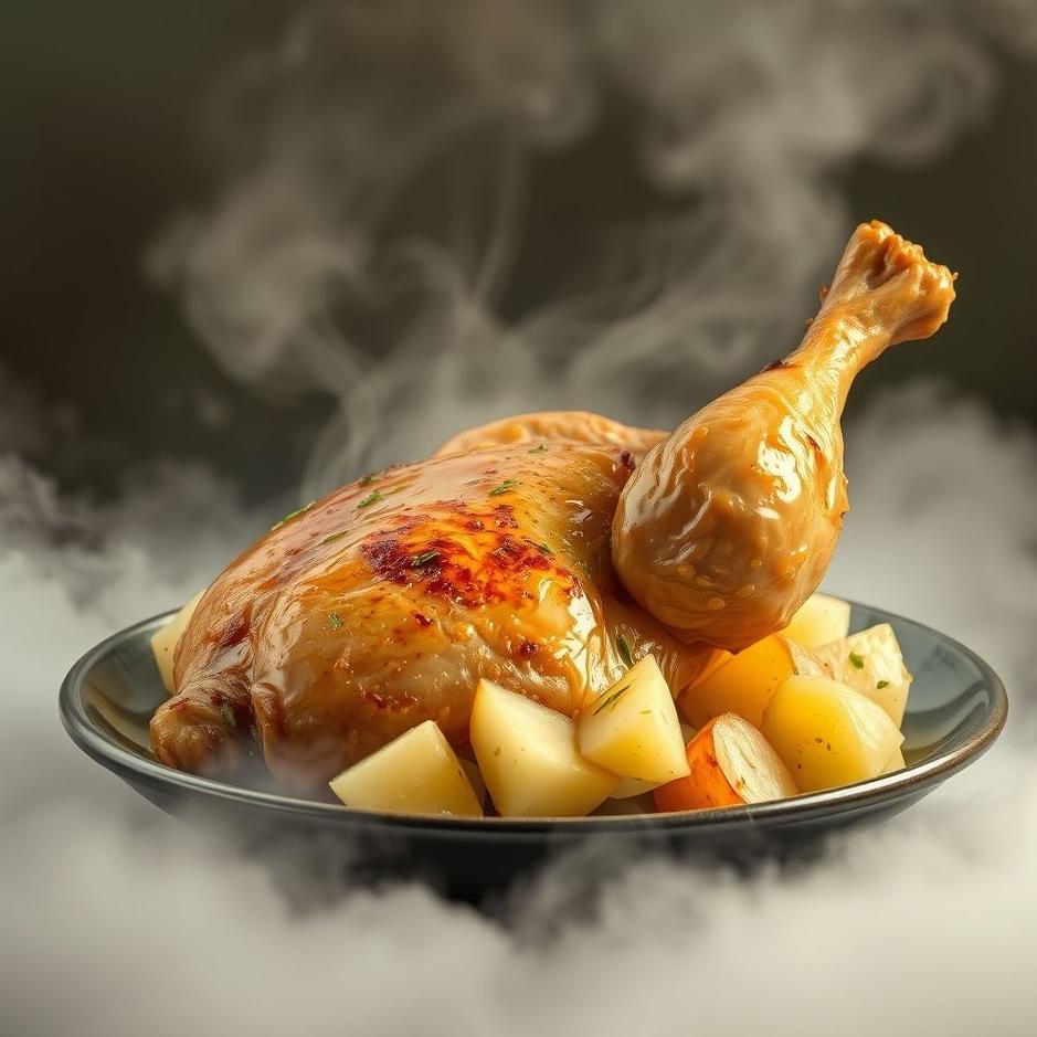 Dream : Chicken with potatoes in a dream