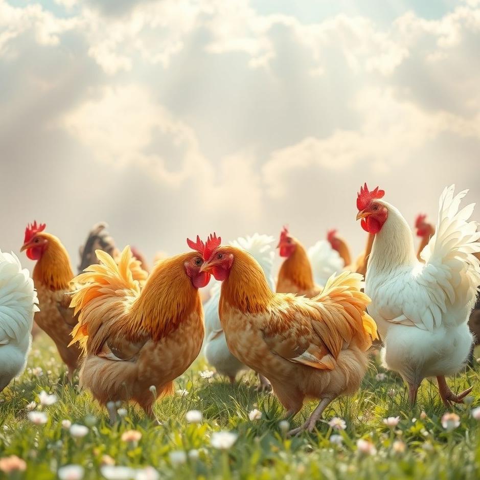 Dream : Chickens around you in a dream