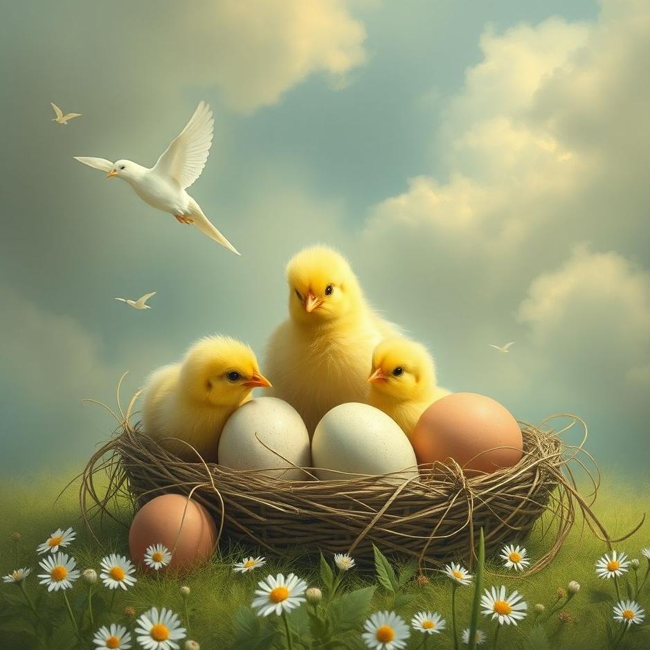Dream : Chicks and eggs in a dream