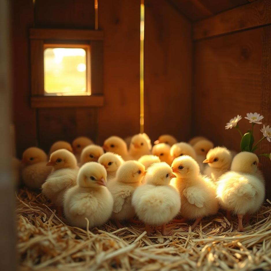 Dream : Chicks in a coop in a dream