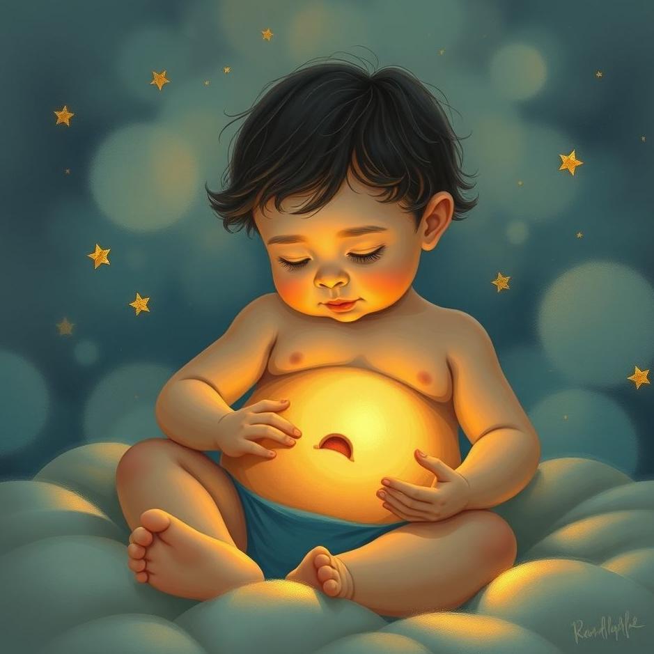 Dream : Child playing in your belly in a dream