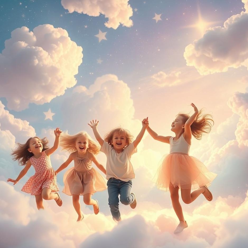 Dream : Children playing in a dream
