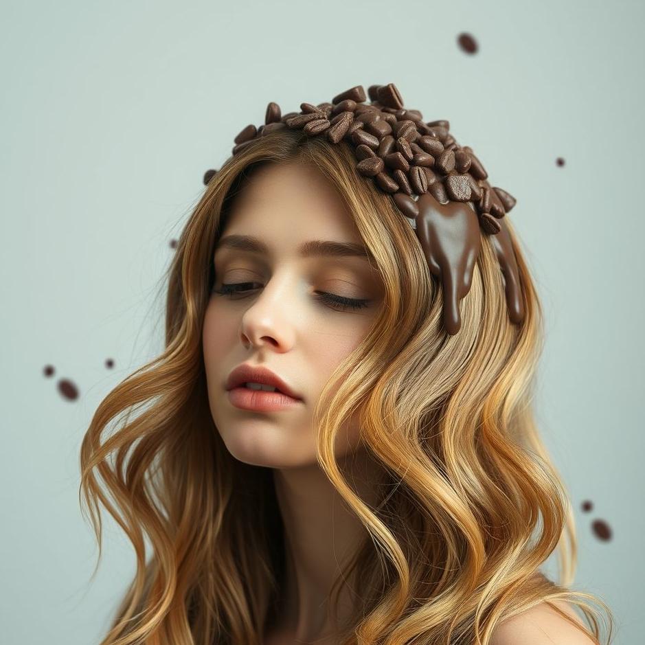 Dream : Chocolate on hair in a dream