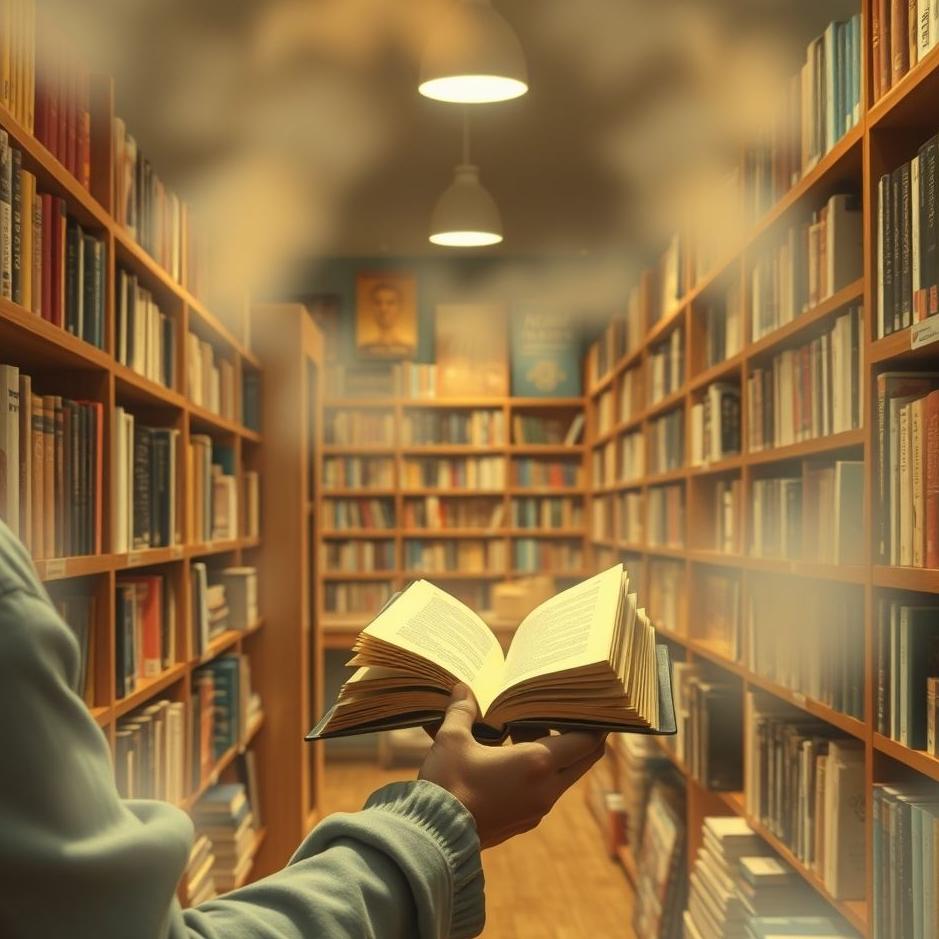 Dream : Choosing a book in a bookstore in a dream