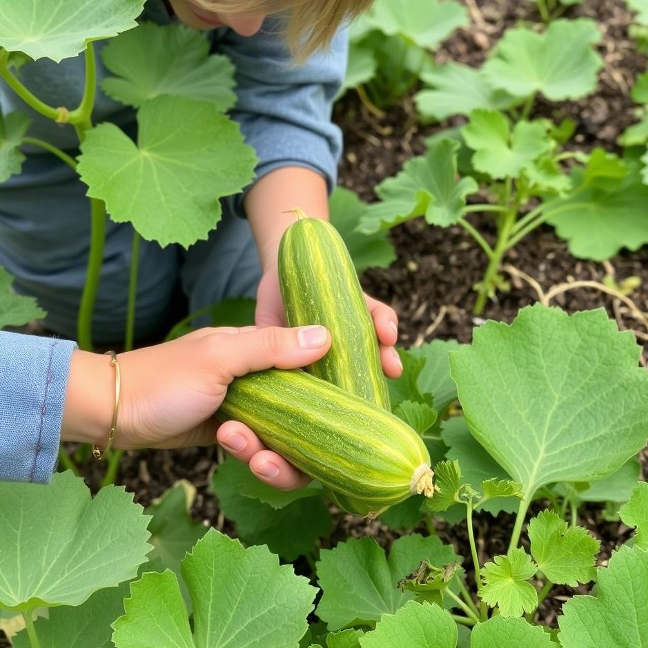 Dream : Choosing a cucumber