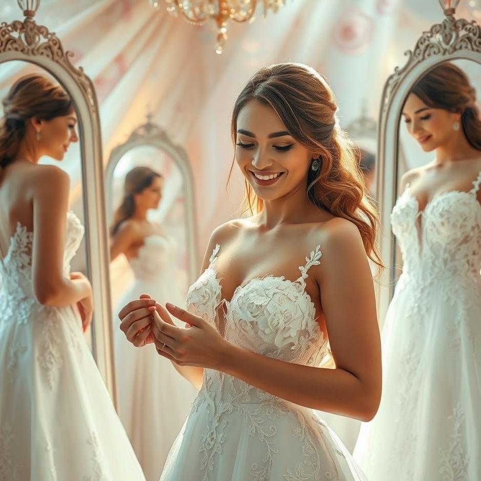 Dream : Choosing an engagement dress in a dream