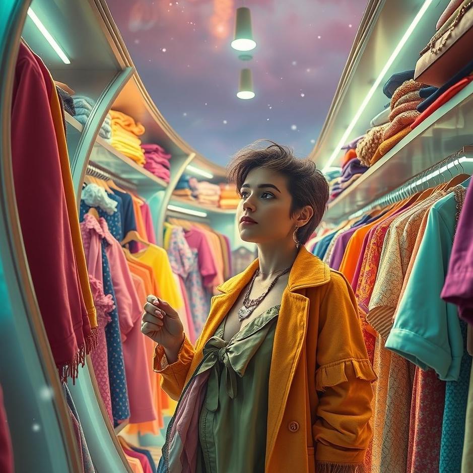Dream : Choosing clothes from a store in a dream